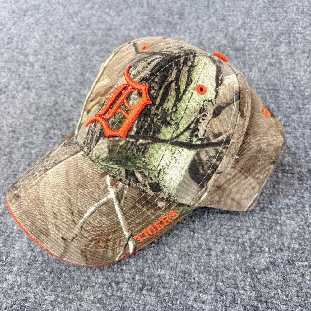 Detroit Tigers Fan Favorite Camo Baseball Hat MLB Adjustable Camouflage Cap